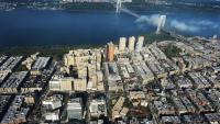 Aerial shot of CUIMC